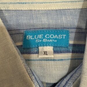 Men's Light Blue linen Shirt